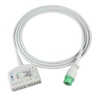 TPU Dynascope DS-5100E 12Pin ECG Patient Cable 10Lead para Adultos/Pediatric Compatibilidade