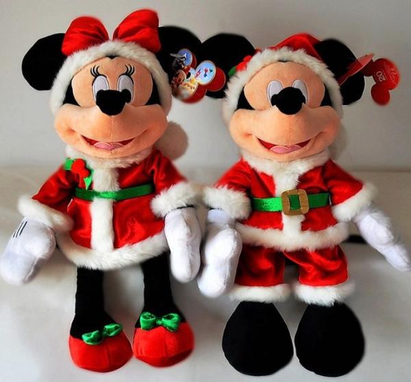 18inch Fashion Disney Christmas Mickey Mouse and Minnie Mouse Plush Toys