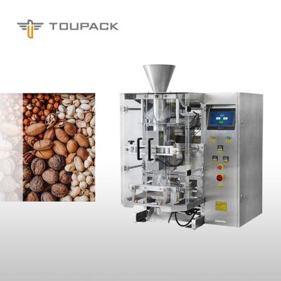 máquina de ensaque vertical do selo da suficiência do formulário das porcas 60bpm de 520mm