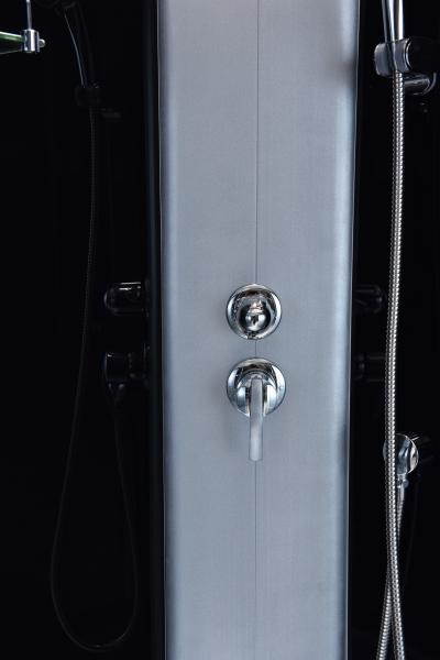 Cerco 39 de Grey Glass Wet Room Shower x39 ' x85”