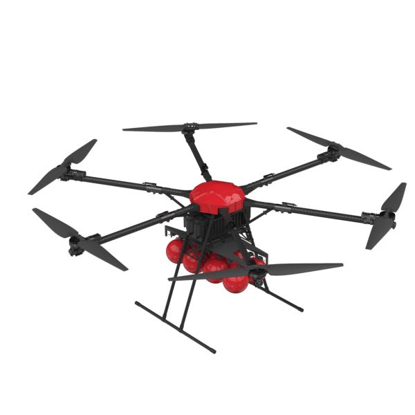 General Purpose Tethered Aircraft Six Rotor Drone Long Flight Endurance W60