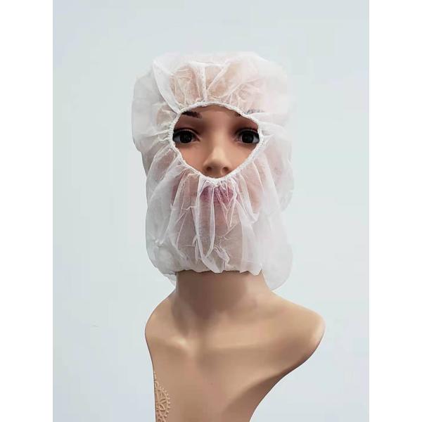 High Quality Disposable PP Astronaut Caps Non woven Hairnet Cap Hood Cover Non-woven Hood Balaclava Face Cover