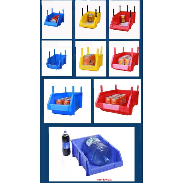 Сверхмощные стоящие пластиковые коробки ящика, бункеры оборудования для запасных частей