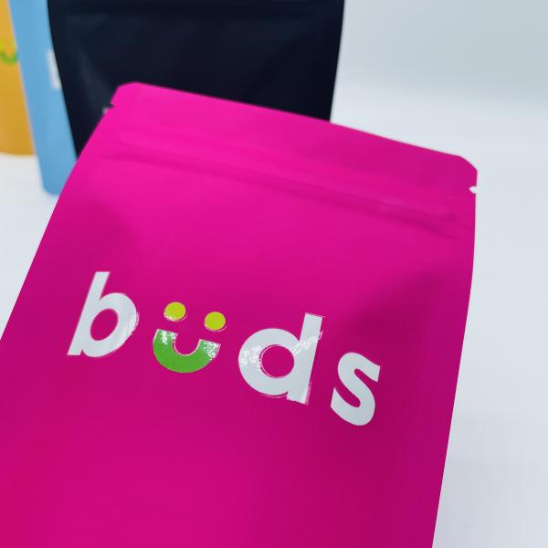 Multiple SKus Digital Printed Packaging Bags Spot UV Glossy Stand Up Pouches 130um