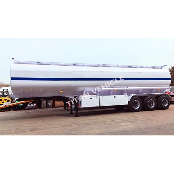 TITAN 3 Axle 42000 Liters Fuel Tank Semi Trailer Oil Diesel Fuel Tanker Trailer for Sale in Ghana