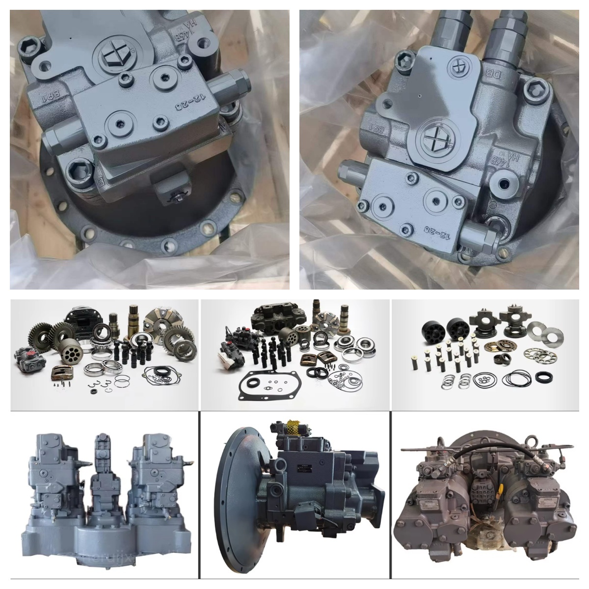 Excavator Hydraulic Parts Swing  Motor M2x146  For Sumitomo Sh240-3 Motor For Sale 