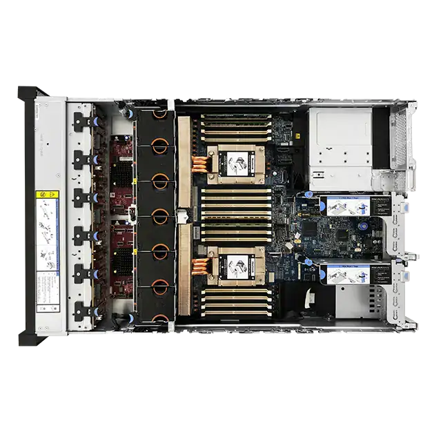 Lenovo ThinkSystem SR665 2U Rack Server with 64C AMD EPYC™ Processors 32x DDR4 Memory Slots