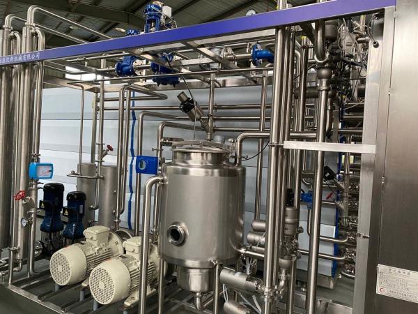 Tubular Aseptic UHT Sterilization Machine For Soy milk 2-6T/H SUS316