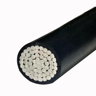 One Core Overhead Insulated Cable Aac Aluminum Conductor XLPE