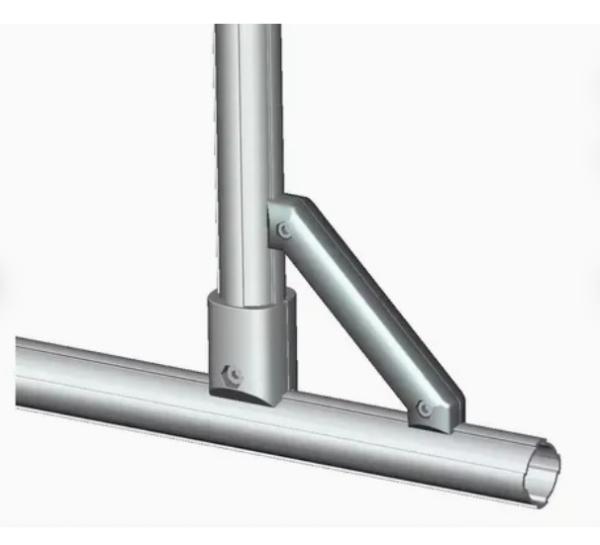 Industry Aluminum Pipe Joint Aluminium Alloy Joint Lean Pipe