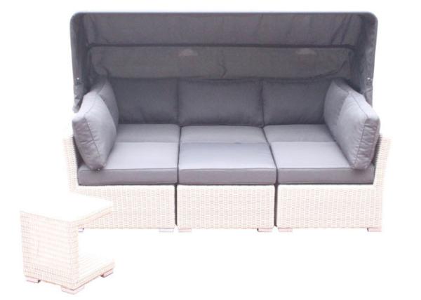 OEM Sturdy Steel Frame Durable Powder Coating Outdoor Sofa Set