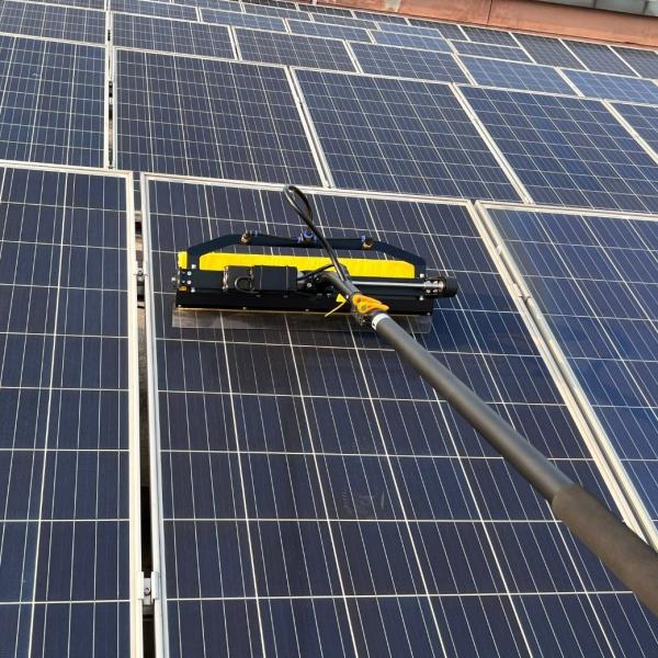 Durable Water-Feed Telescopic Cleaning Brush for Photovoltaic Washing Section Number 5