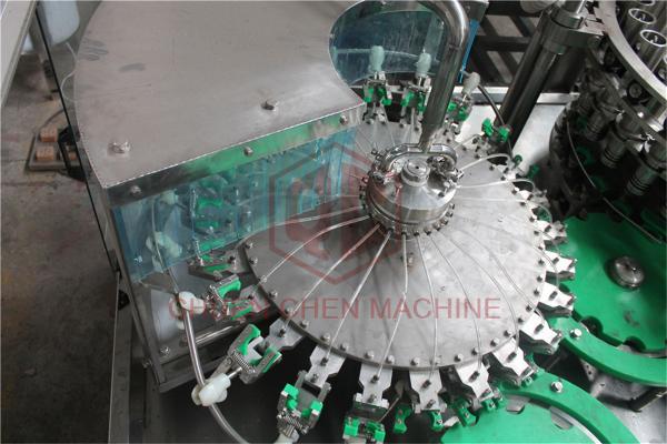 Olive Oil / Engine Oil / Sauce Filling Machine , Sauce Bottle Filler For Glass Bottle