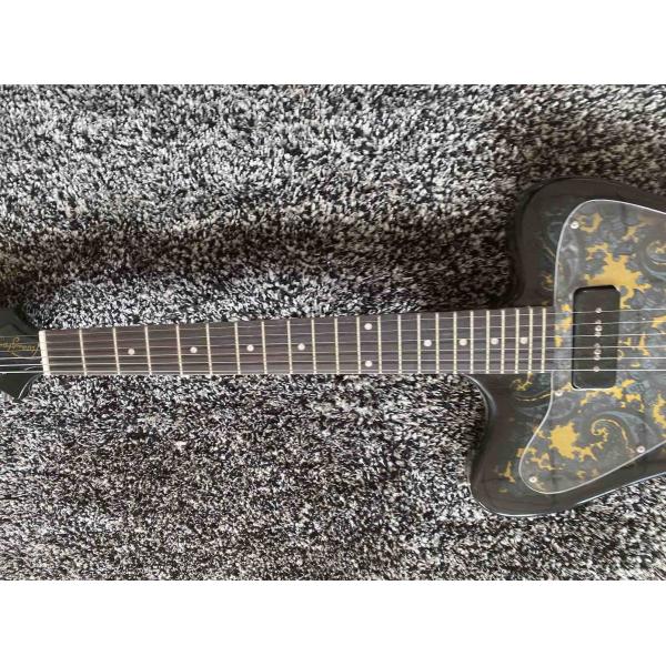 Custom Water Transfer Printing Veneer Rosewood Fingerboard Electric Guitar