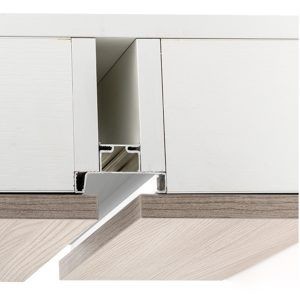 Профиль аксессуаров оборудования мебели OEM алюминиевый для дверей неофициальных советников президента