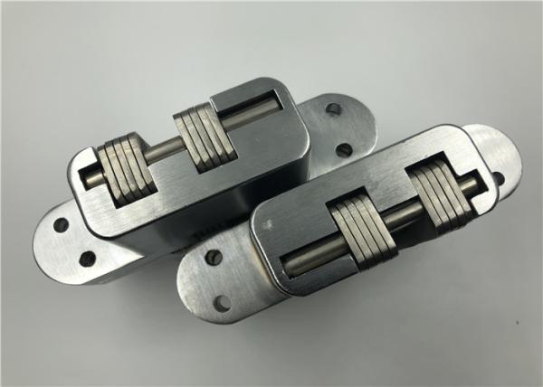 Concealed SOSS Self Closing Hinge , Zinc Secret Bookcase Door Hinges