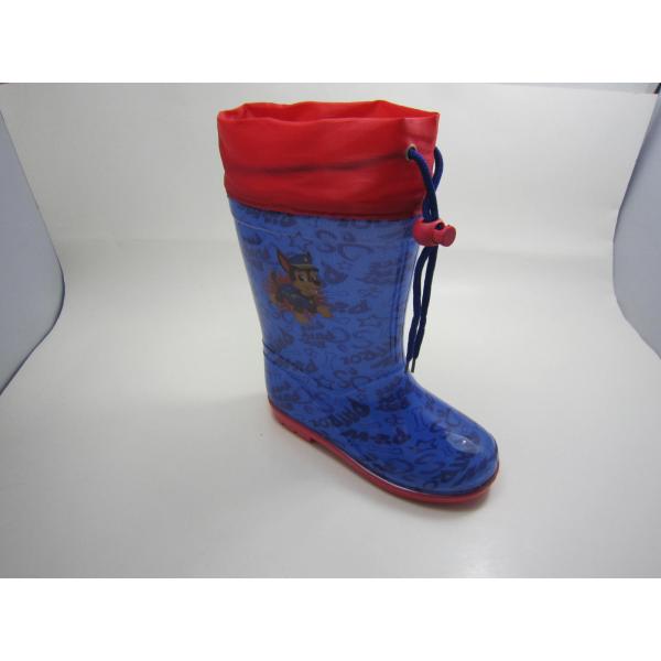Oxford Waterproof Unisex Print Pvc Rain Boots