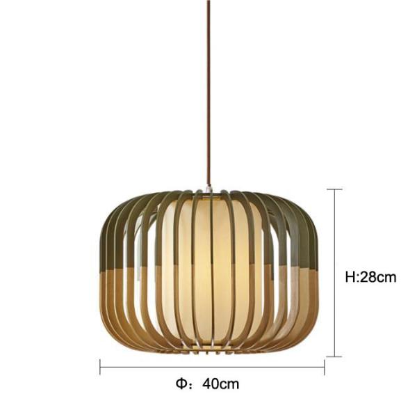 Nodic Rattan Pendant Light Chandelier Switch Control For Home Decoration