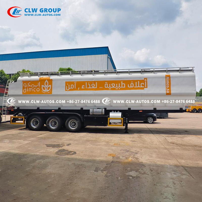 66 CBM Animal Bulk Feed Trailer for Poultry and Livestock Feed Transport