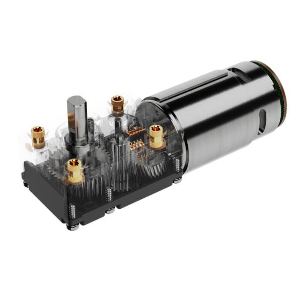 Custom Current Worm Gear Motor 24v Dc Plastic Shell