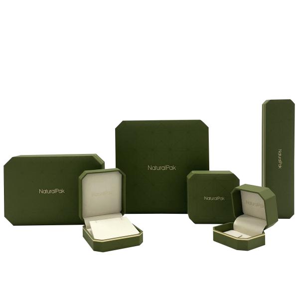 Luxury Octagon Shape Wrist Watch Packaging Boxes With Gold Line