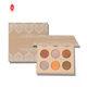 Embossed Luxury Cosmetic Box Mix Color Eyeshadow Palette Packaging