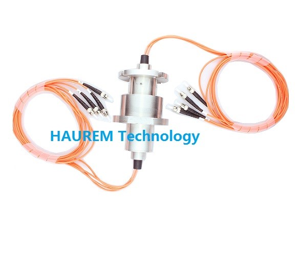 Four Channel Coaxial Slip Ring Optical Rotary Joint 2000RPM 440VAC