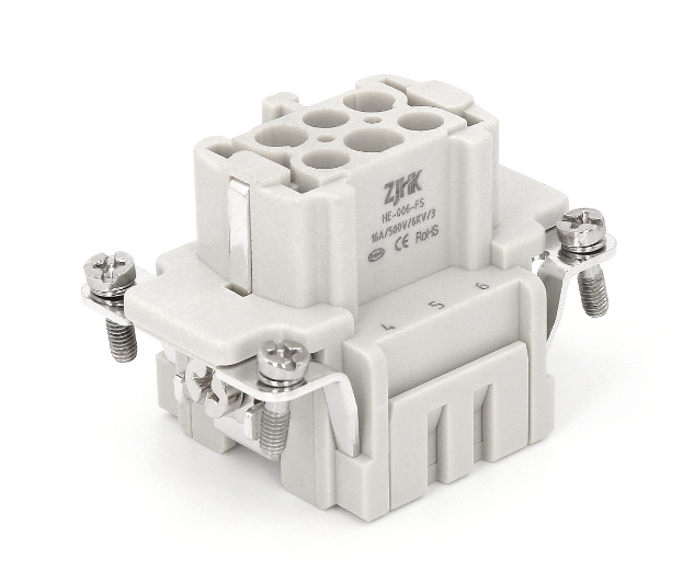 6 Pos Heavy Duty Connector Cage Clamp Terminal