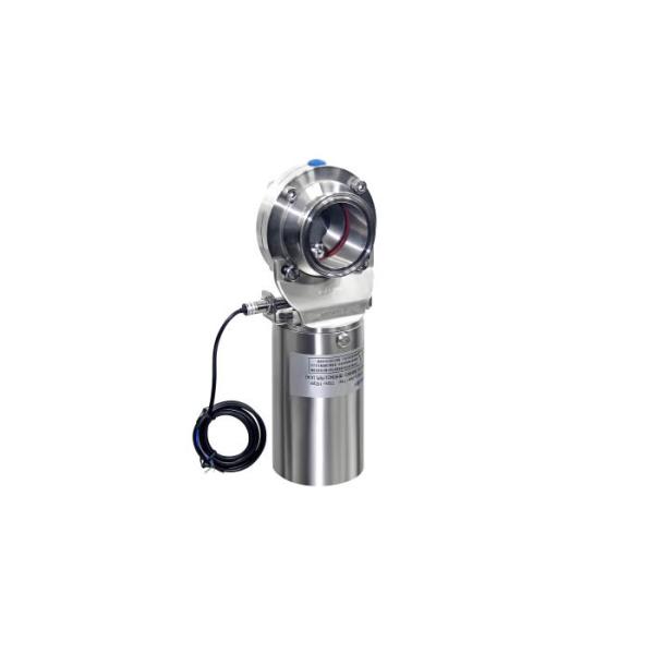 Tri Clamp Butterfly Valve / Pneumatic Butterfly Valve With Acting Actuator