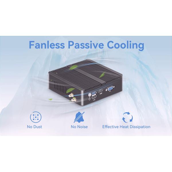 Intel J1900 Mini PC Firewall PFsense 4 Gigabit LAN Windows 10 Supports Dual Display