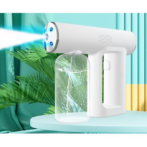 Electric HandHeld Atomizing Air Disinfection Gun Rechargeable Blue Light Atomizing Sterilization Spray