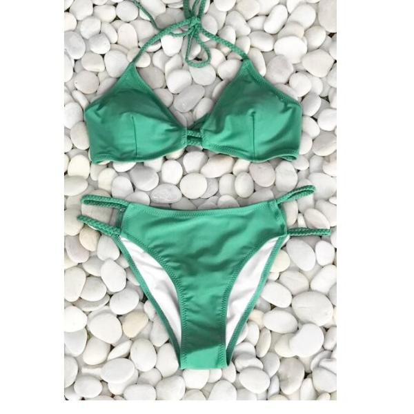 ORANGE BOHO TANK BIKINI