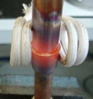 Máquina de aquecimento da indução do tubo de cobre de 25KHZ 380V para a soldadura de solda de solda