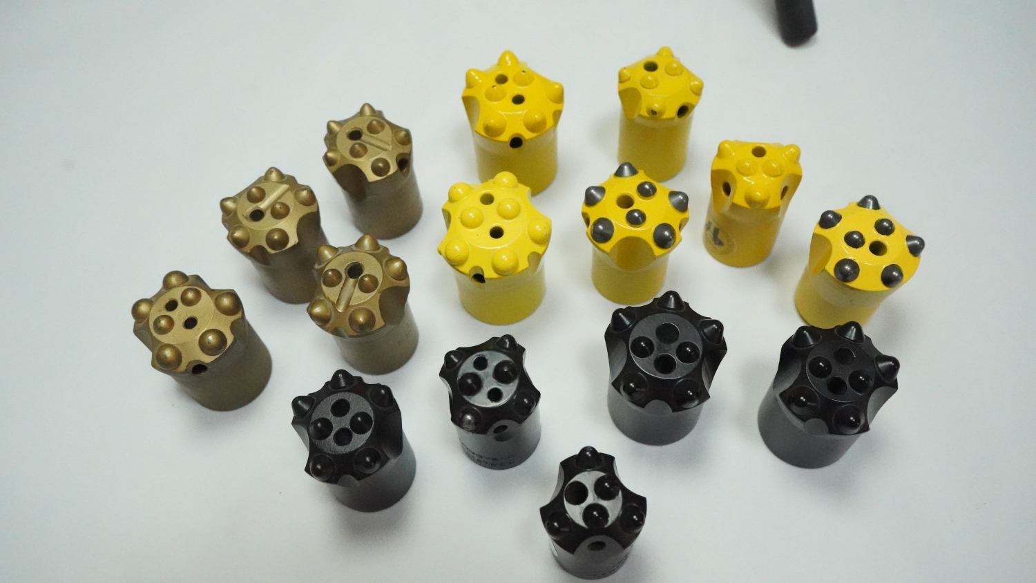 Tapered Rock Drilling Bit Tapered Button Bit For Small-Diameter Drilling Compatible With Y24 YT28 Q7 Rock Drills Button Chisel Cross Bit Series