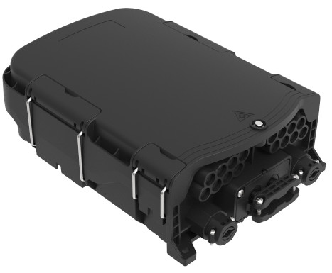 Pre-connectorized Optical Fiber Cable Distribution Box  GFS-8SX-2 IP65 319.3*200*97.5mm 1* 8 PLC Splitter,HW Adapter