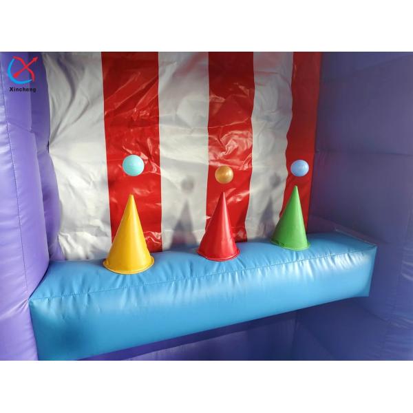 Factory Commercial Inflatable Sport Game Basketball Toss Sport Game Ball Shot Game