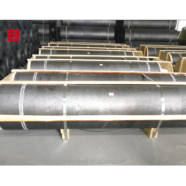 Огнеупорные материалы Черный графитовый электрод для электрических дуговых печей