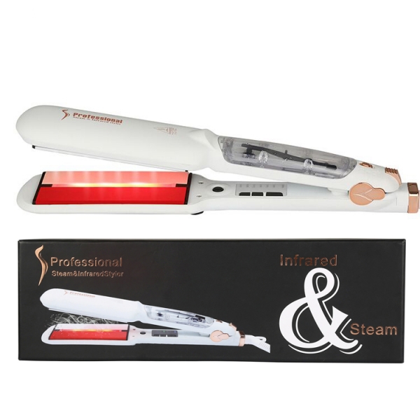 Steam Ceramic Hair Straightener Infrared Ceramic Titanium Straightener Flat Iron