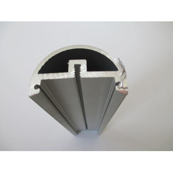 Alkali Sand Silver Anodized Industrial Aluminum Profile T5 / T6 State For LED Strip