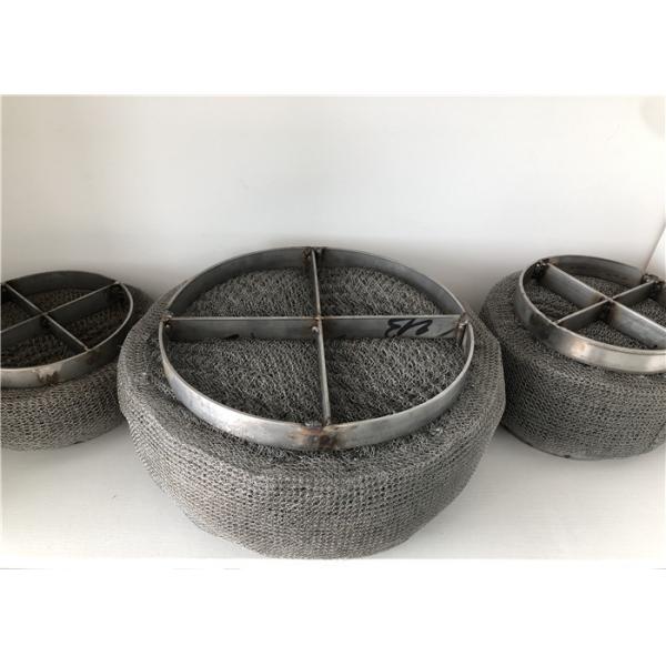 SS304 Wire Mesh Demister Pad Diameter 500mm for Reduce Liquid droplets from gas