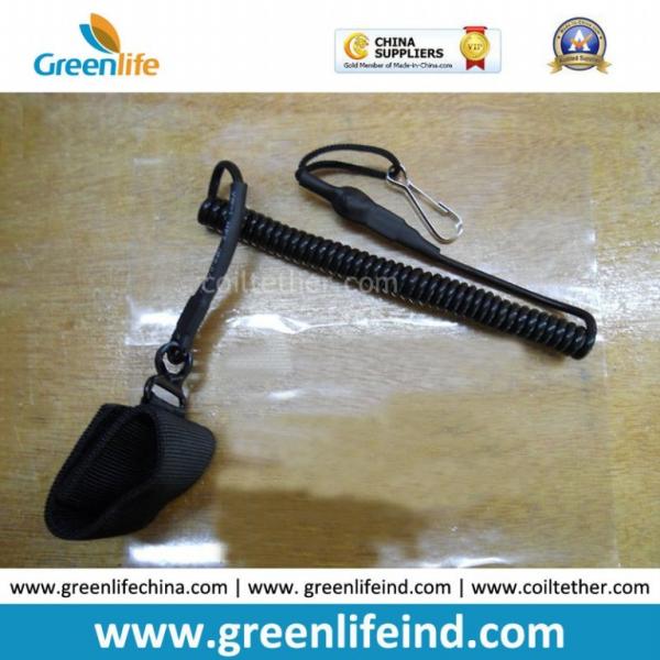 New Arrival Military Tactical Pistol Coil Lanyard Prevent Loss of Handgun