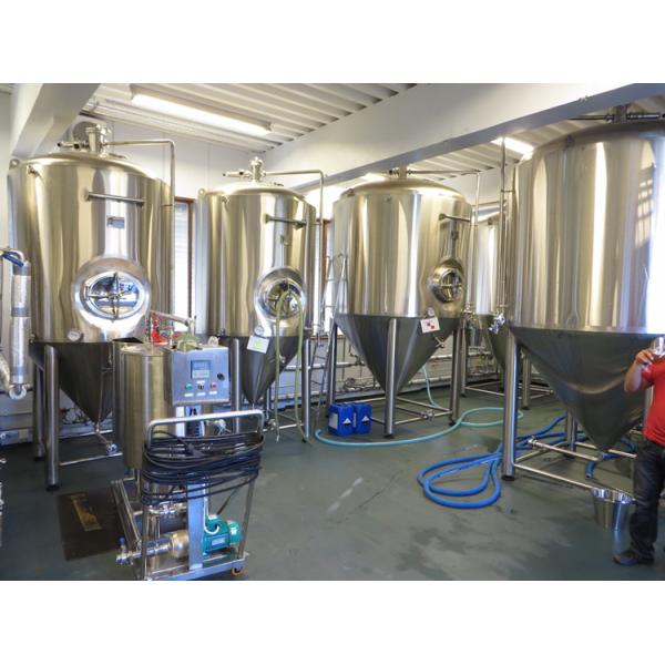 Food Grade SS304 / SS316 Beer Fermentation Tank 15-70Kw Or Customized Power