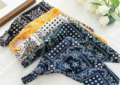 vintage hair bands triangle wrap head women's hair corset elastic cloth headband manufacturers supply