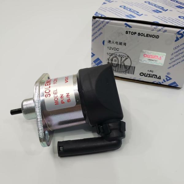 Соленоид 1C010-60015 1C01060015 12VDC стопа топлива OUSIMA для машинных частей KUBOTA