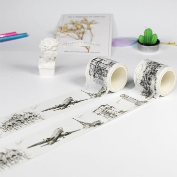 Impermeable Adhesive Japanese Paper Washi Tape