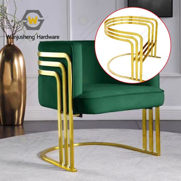 Golden Sofa Base Chair Furniture Accessories Stainless Steel Chair Legs and Stools Hardware Accessories