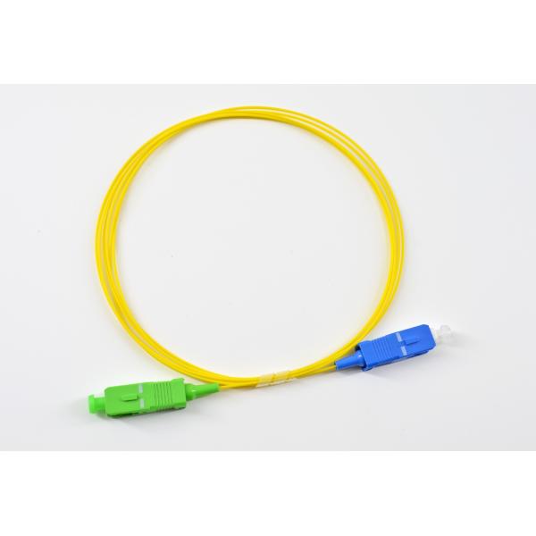 Single Mode Optical Fiber Patch Cord SC/APC To SC/UPC Simplex G652D 2.0/3.0mm