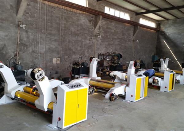 1600 Model Corrugated Carton Machine Full Hydraulic Type Motion Fit Paper Roll Stand
