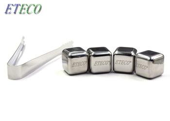 Safety Alcohol Chilling Stainless Steel Ice Cubes Heat Exchange Freeze Faster