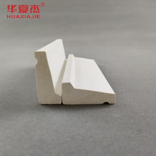Wholesale New Trends colonial casing white vinyl 12ft pvc skirting board pvc baseboard decorative material